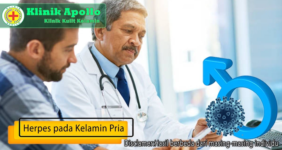 Selalu lakukan konsultasi dengan dokter mengenai herpes pada kelamin pria.