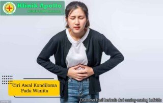 Ilustrasi Ciri Awal Kondiloma pada Wanita.