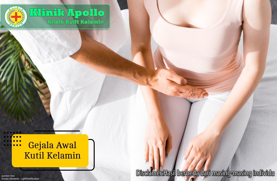 Ilustrasi Gejala Awal Kutil Kelamin.