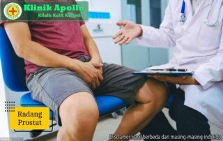 Ilustrasi Radang Prostat.