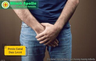 Ilustrasi Penis Gatal dan Lecet.