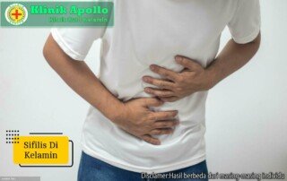 Ilustrasi Sifilis di Kelamin.