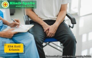 Ilustrasi Efek Kutil Kelamin.