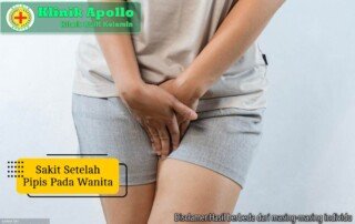 Ilustrasi Sakit Setelah Pipis pada Wanita.