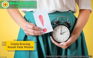 Ilustrasi Gejala Kencing Nanah pada Wanita.