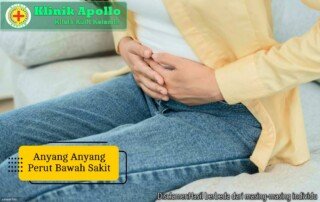 Ilustrasi Anyang anyangan Perut Bawah Sakit.